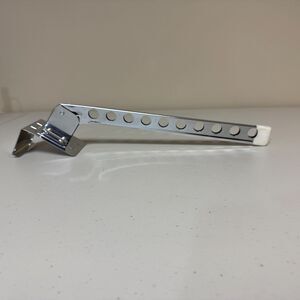 Clothing Rack Hanger Over Door Swing Arm Valet Chrome Metal Drying Hook Silver